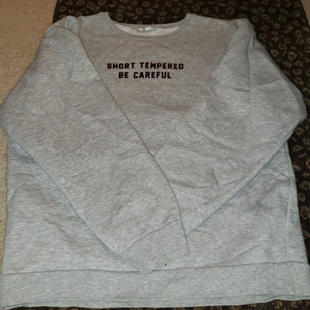 Zara Short Tempered Be Careful. USA S